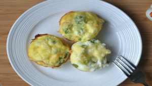 Choose The Right Food - Egg, Spinach and Mushroom ‘Muffins’